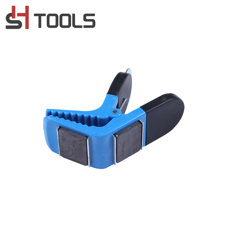 专业生产磁铁油漆刷夹双面磁性塑料油漆夹子五金工具