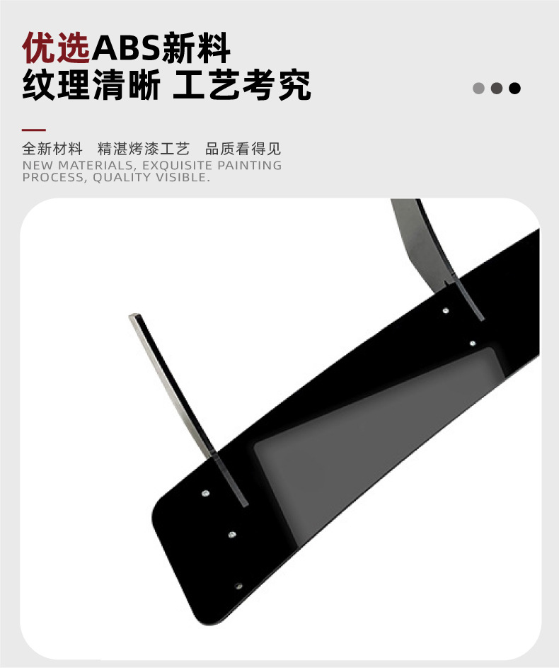 Suitable for Mercedes-Benz C117 Amg Cla45 2016-2019 Rear Blade Spoiler Rear Lip Diffuser Cross-Border Modification