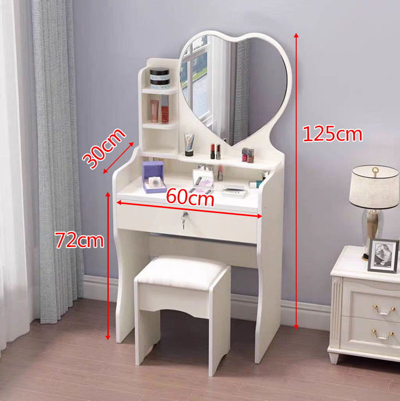 D4 화이트(길이 60cm) + 스툴