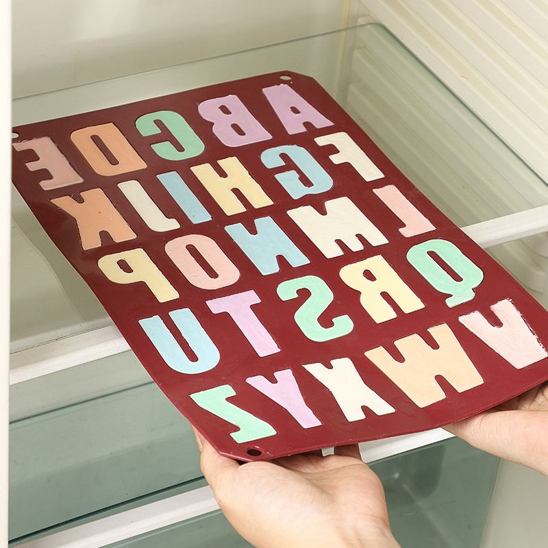 Stampo per torta in silicone rosso con lettere inglesi, stampo da forno resistente alle alte temperature per uso domestico e in cucina_voghion.com