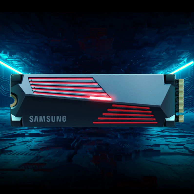 Подходит для Samsung SSD 990 PRO с радиатором (версия с Hydsink), PCIe 4.0