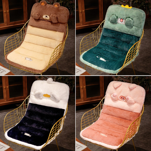 Cushions, butt cushions, chair cushions and backrests, one-piece thickened plush office sedentary artifact seats, student dormitory winter
