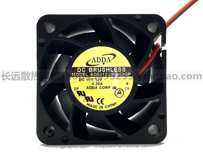 协喜 ADDA AD0412UB-B53GP 4028 12V 0.30A 4厘米 机箱 散热风扇