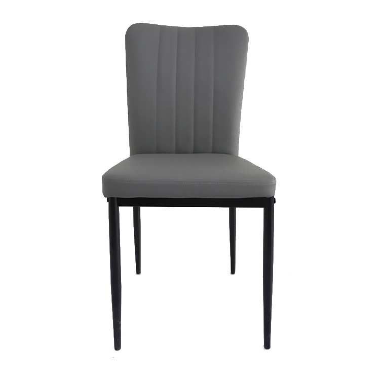 Silla de Comedor de Piel y Metal, Giratoria, con Reposabrazos, para Restaurante