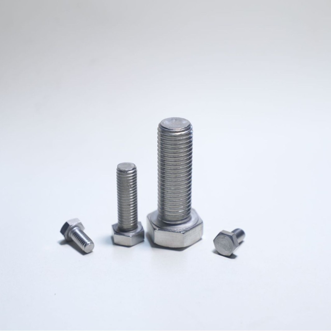 304/316 stainless steel hexagonal screw extension rod, national standard full tooth half tooth bolt
