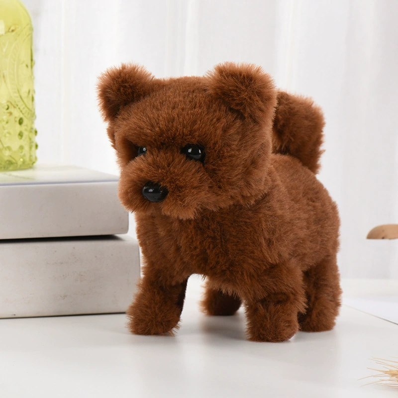 Plush electronic realistic pet toy, soft plush, many animal styles and colors