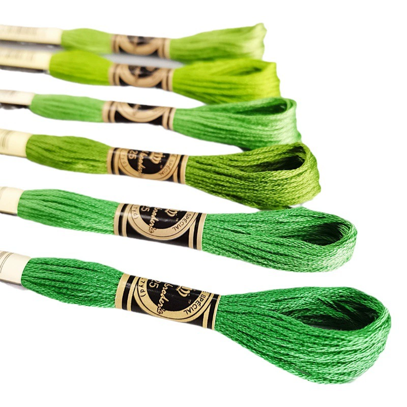 Маленькая Корона R Крестовая нить для вышивания однопроволочная хлопковая нить Вышивальная нить полноцветная 6 нитей французская нить ручной работы вышивка ниткой оптом