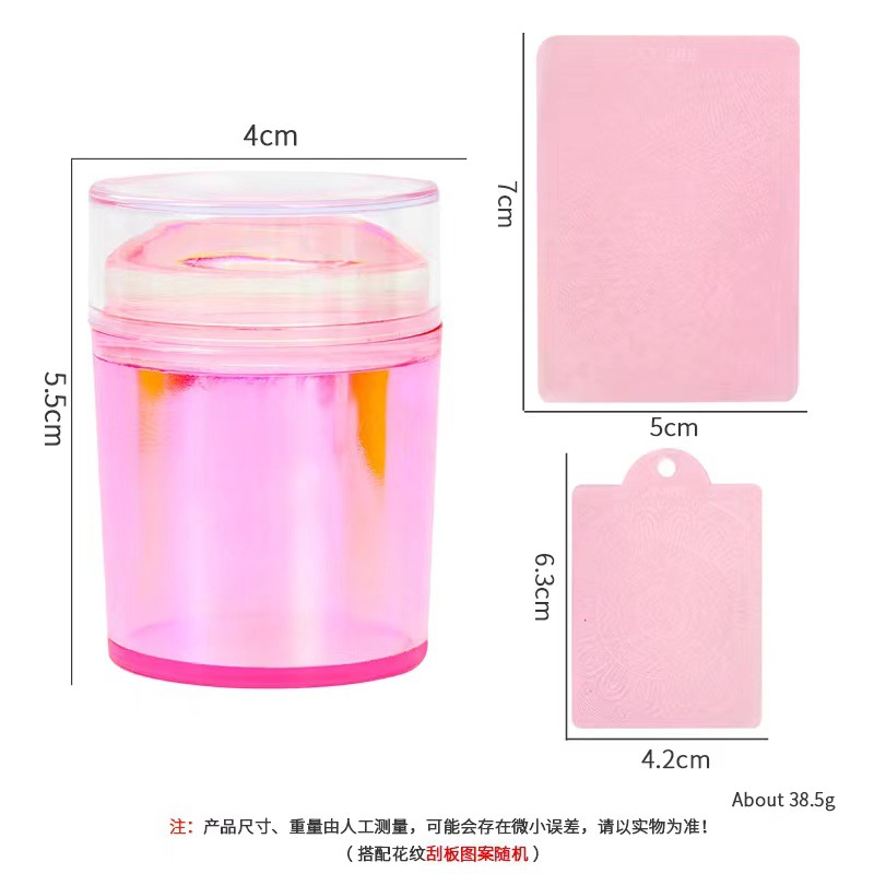 Transfronteriza Manicura nueva silicona sola y doble cabeza sello francés conjunto completo de uñas de bricolaje herramientas de impresión colección