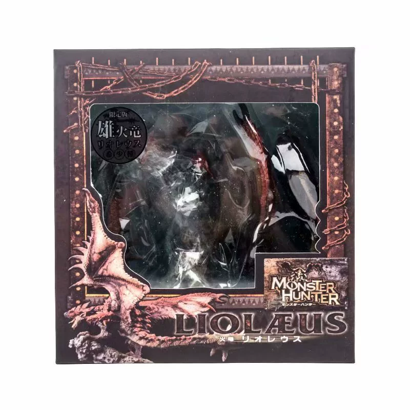 Анимационные игрушки Оптовая продажа Monster Hunter Серебряный Огненный Дракон (Серебро) Ограниченная серия Фигурка в коробке