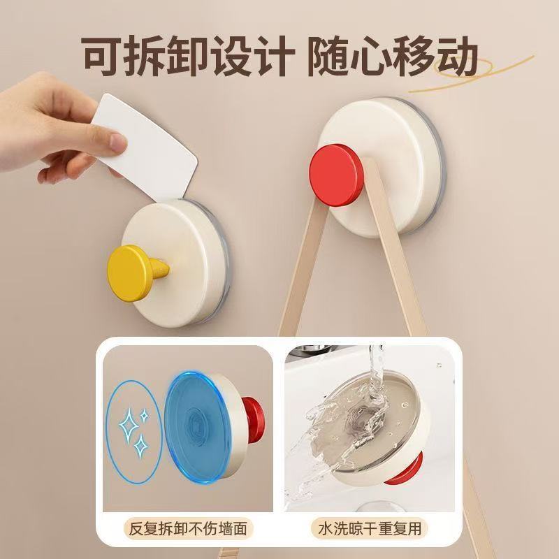 ドーパミン吸盤フック、パンチフリーコートフック、壁掛け浴室強力耐荷重粘着フック、痕跡のない浴室フック|undefined