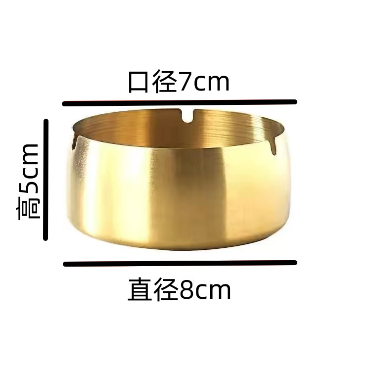 ホテルの家庭用ステンレス灰皿ネットカフェの家庭用リビングルームの金属防風大サイズの転倒防止の個性的な灰皿のアイデア|undefined