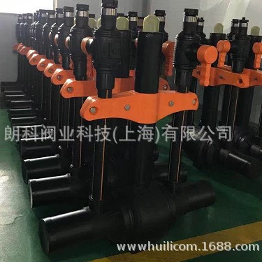 Пластиковый шаровой кран с двойным вентиляционным отверстием из полиэтилена для газа, подземный полиэтиленовый цельнопластиковый шаровой кран, шаровой кран с двойным вентиляционным отверстием из полиэтилена DN63