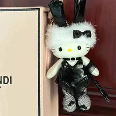 现货兔女郎hellokitty挂件哈喽书包kt猫公仔毛绒挂饰凯蒂猫小玩偶