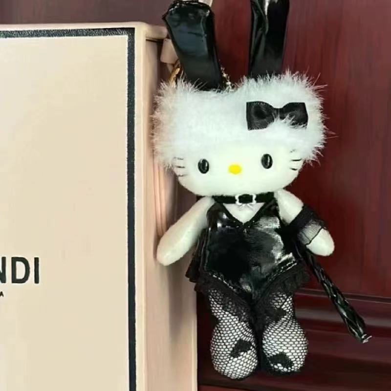 现货兔女郎hellokitty挂件哈喽书包kt猫公仔毛绒挂饰凯蒂猫小玩偶|undefined