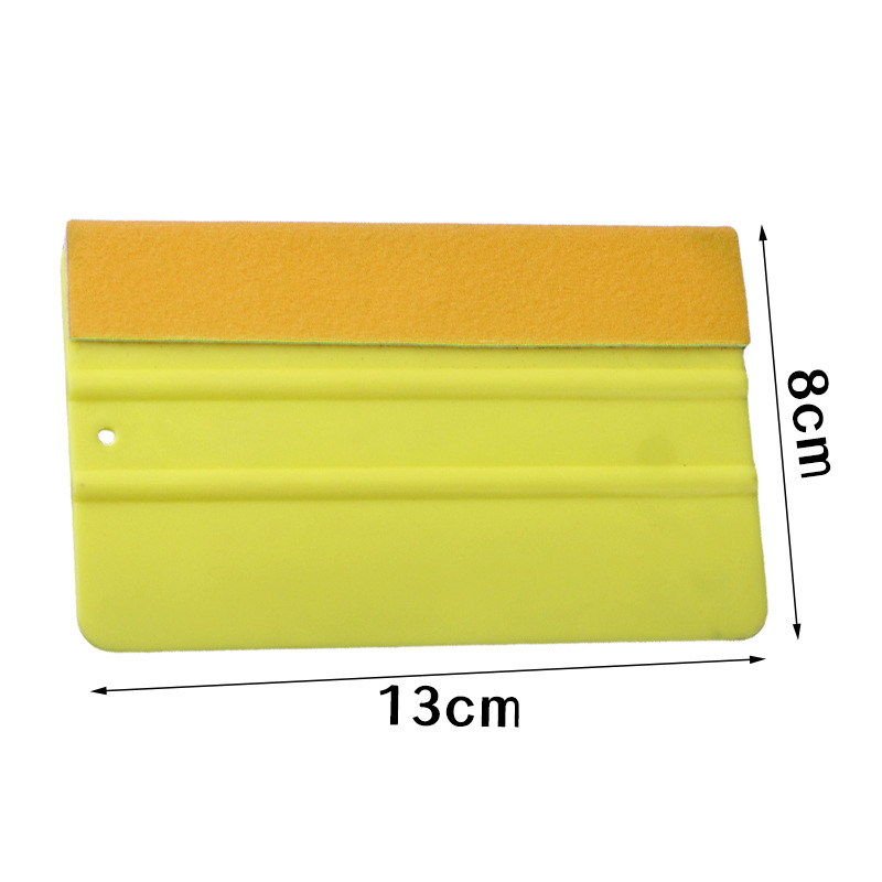 Material suave del automóvil, herramienta de película de cambio de color, raspador, ropa de automóvil, tablero suave, foto cuadrada, raspador de franela gruesa, anti-rayado image 9