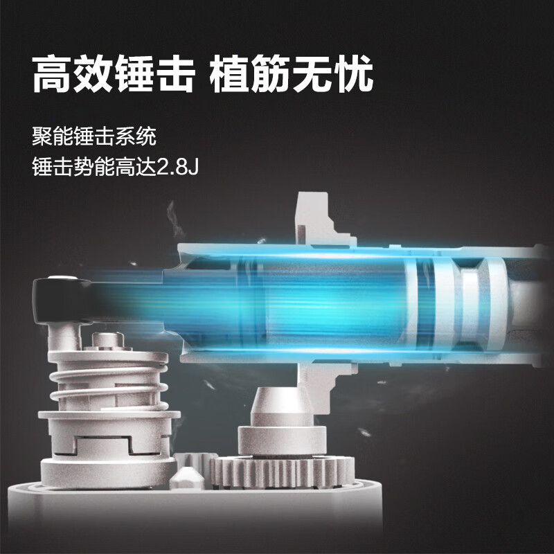 WIX 20V martillo de carga sin escobillas taladro de impacto WU389S batería de litio taladro eléctrico de concreto WU38