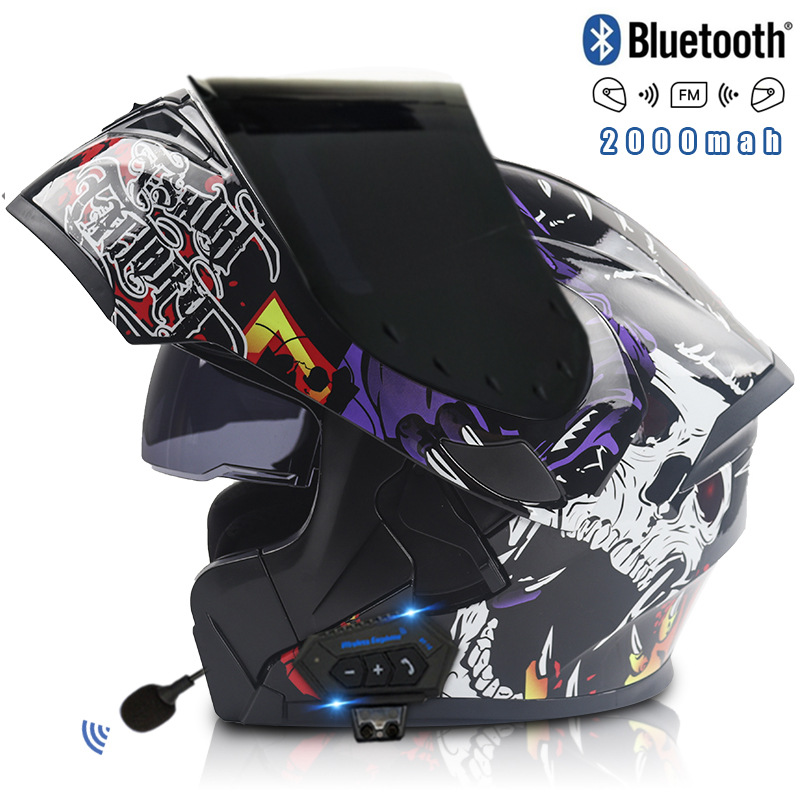 SE-보라색 유령 차 거울-인터콤 블루투스 포함