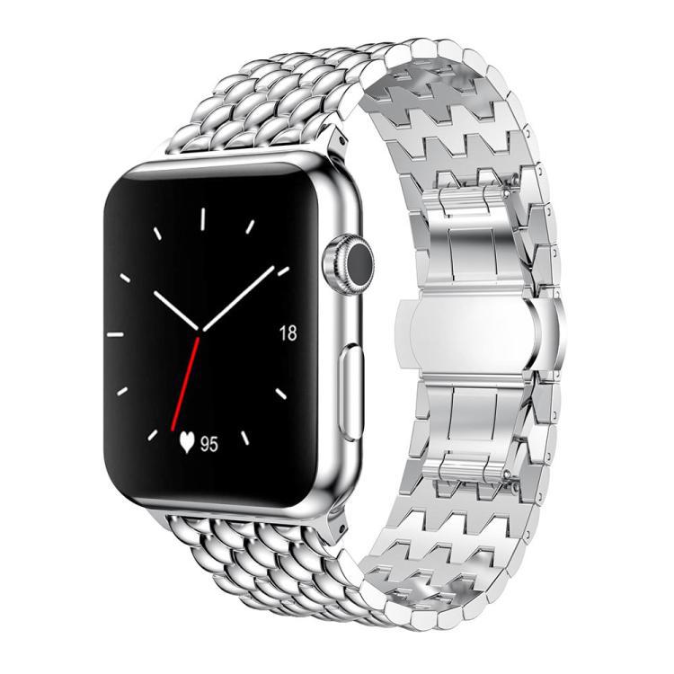 xDfind correa de metal en relieve para Apple Watch 42 - 49mm correa de reloj de negocios para hombres