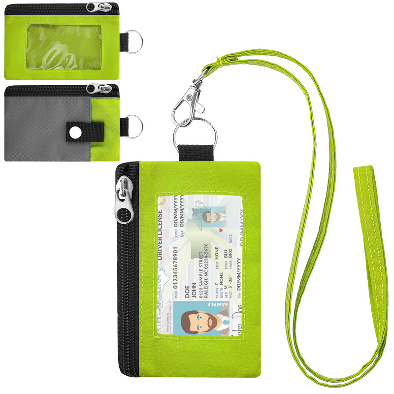 Cross-border Hot Fashion Color Matching Lanyard Coin Purse Functional Card Case Key Chain Ultra-thin Mini Wallet Compact Card Holder Cross-border Hot Fashion Color Matching Lanyard Coin Purse Functional Card Case Key Chain Ultra-thin Mini Wallet Compact Card Holder