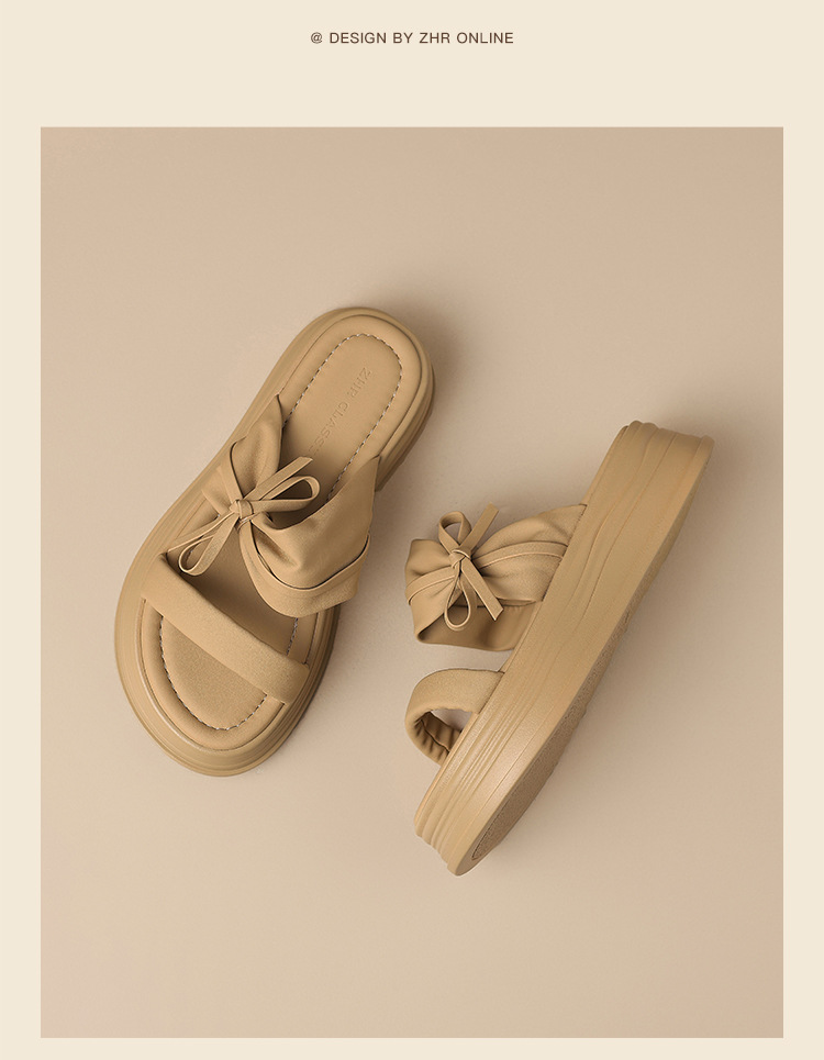 Sandal nữ quai nơ xỏ ngón phong cách tiên nữ — CE19 màu mơ chi tiết 22
