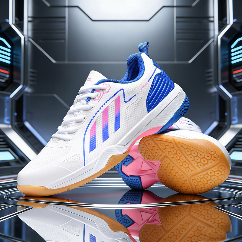 2026 Autumn New Professional Badminton Shoes for Men and Women, Summer Breathable Non-Slip Rubber Sole Tennis and Volleyball Sports Shoes