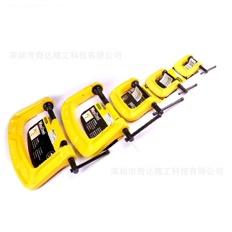 史丹利G型夹钳C型木工夹手动快速固定夹具夹钳深喉G字夹C字夹批发