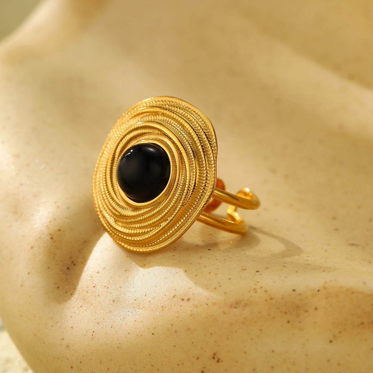 Vintage Eye Of Horus Open Ring For Women Sterling Silver Style_voghion.com