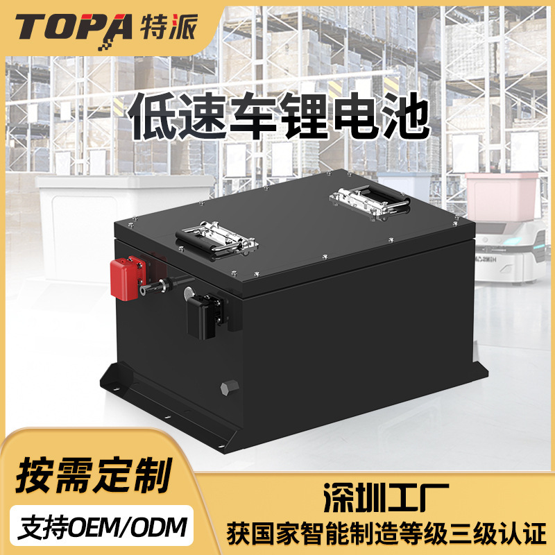 Agv Lithium Battery 36V60V72V100Ah Lithium Iron Phosphate Industrial Robot Tricycle Electric Motorcycle Power Battery