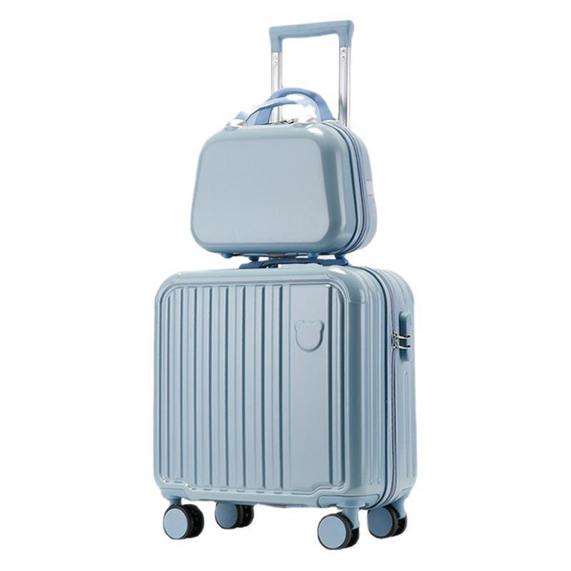 [Fábrica cuidadosamente seleccionada] Niños y madres abordando maleta pequeña de 20 pulgadas 18 mini equipaje de mano