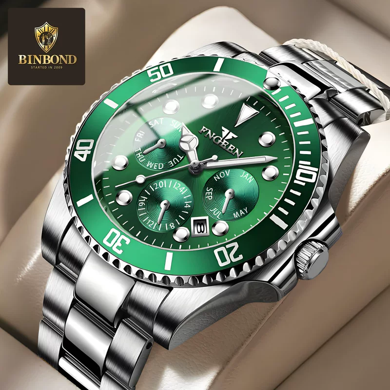 Black men's watch, swiss watch, dial