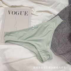 シンプルな蝶の結婚の学生の少女の下着の快適な通気性の低い腰の三角のズボンの越境する新型の軽やかさ