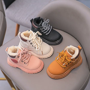 Martens детские демисезонные нескользящие короткие сапоги ботинки подходят для подростков