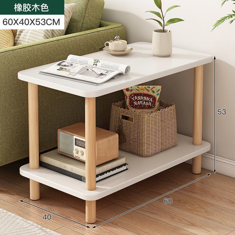 Mesa de té pequeña mesas de cabezal de cama pequeña mesa de cabezal de cama simple de alquiler de alquiler de habitaciones de cabezal de cama pequeña mesa dormitorio