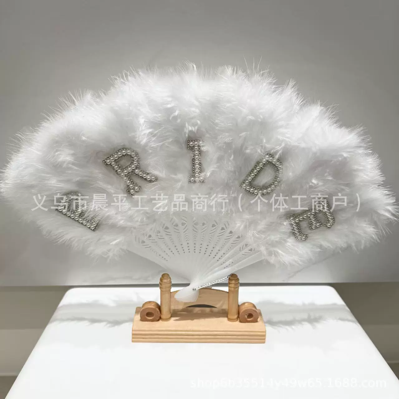 16-piece feather fan, costume shooting, cheongsam catwalk show, bridal accessories, ball square stage performance props