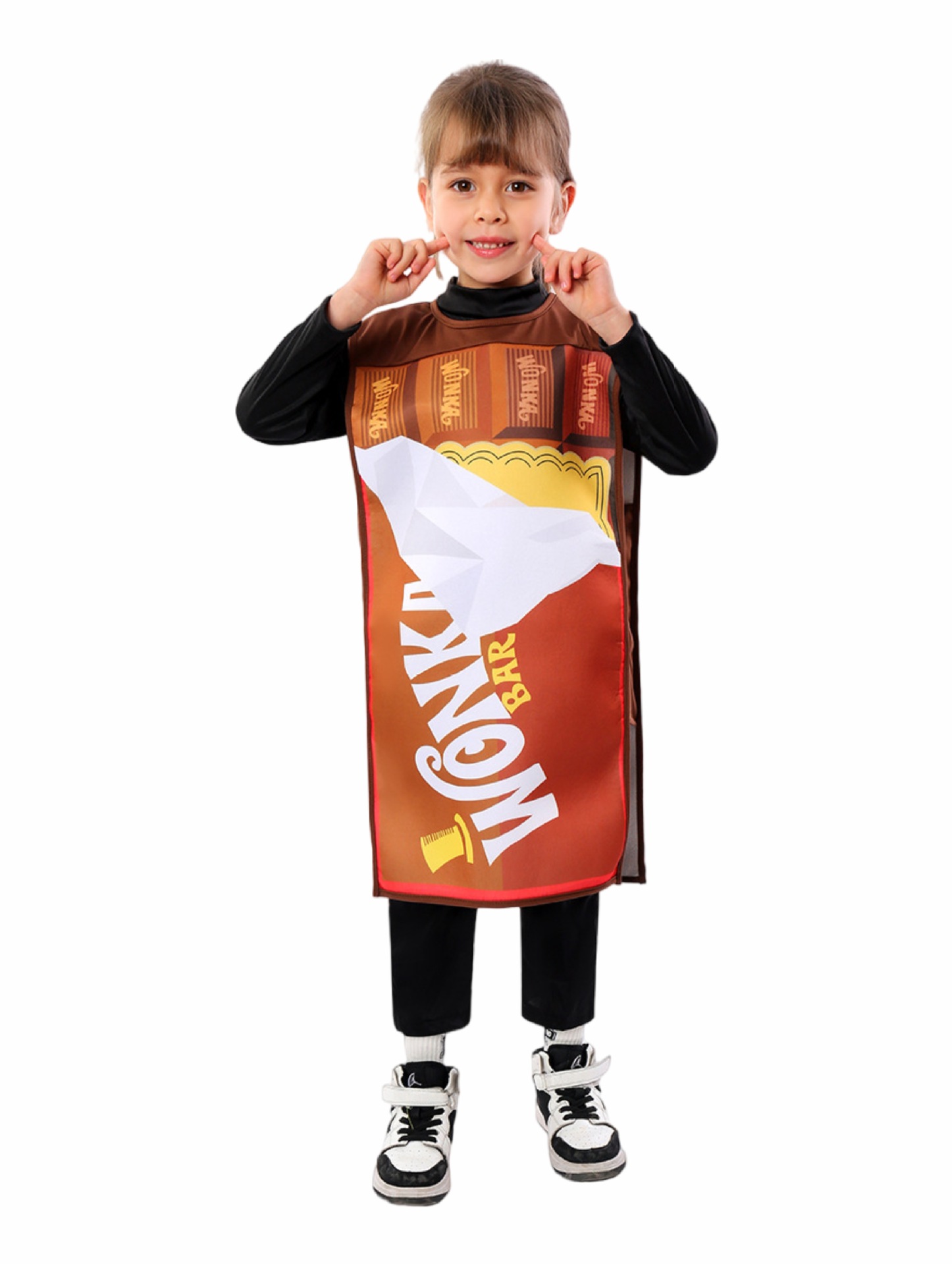 Traje de Halloween para niños Una pieza de reparto Charlie Chocolate Factory Willewanka cos Traje de actuación