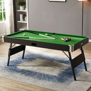 1.87m Foldable Billiard Table for Adults and Children, No Installation Required, Automatic Ball Return, Billiard Table, Pool Table