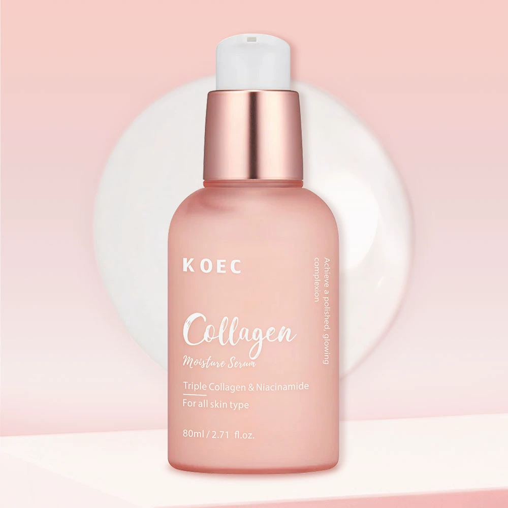 Уход за кожей с коллагеном (KOEC) — 8-предметный набор для лица с маской, тоником, кремом, сывороткой