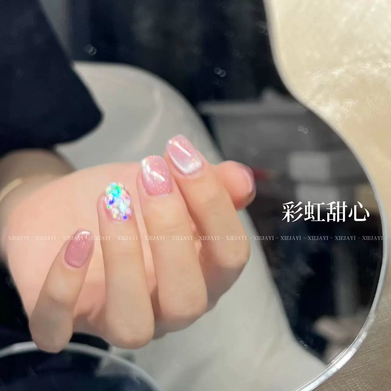 Xiaoying Маникюр-Радуга возлюбленной кошачий глаз клей бутылка молока 15 мл (Монохромный) Лак для ногтей Клей