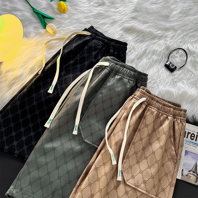 2023 nouveau short imprimé complet pour hommes été nouvelle marque de mode mince American Beachwear large_voghion.com