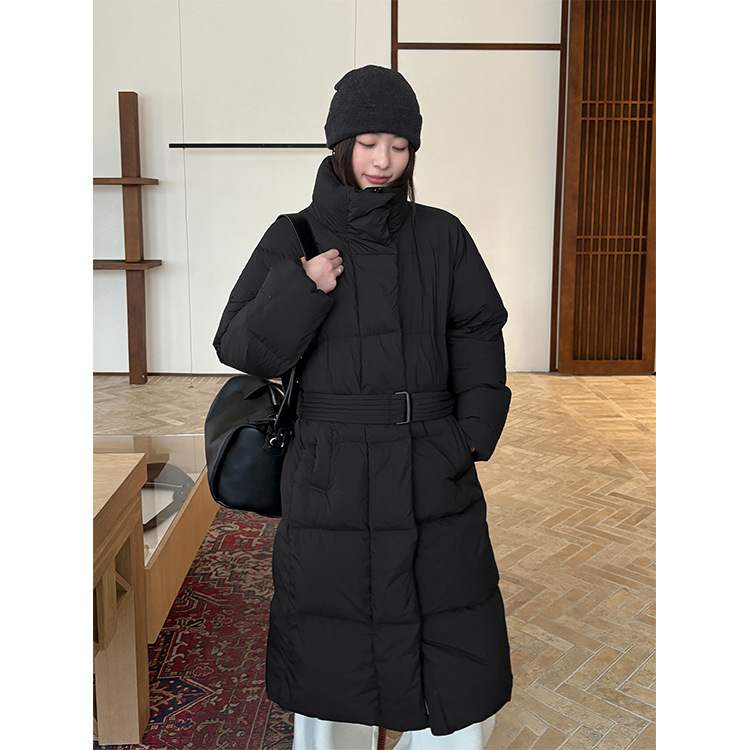 Tg Winter Walking down Quilt Fluffy Warm down Jacket 2025 New White Duck down Coat 25997