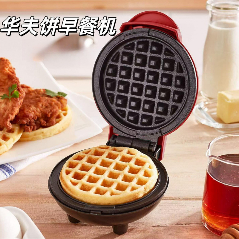 Cross-border breakfast machine multi-function electric baking pan household waffles egg roll sandwich machine waffle machine