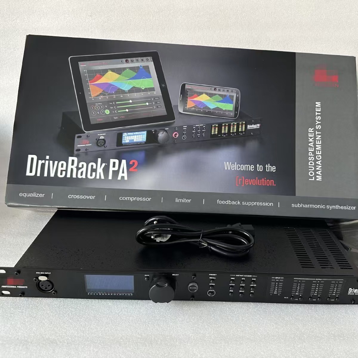 PA2数字音频处理器专业酒吧舞台演出线阵音箱分频2进6出效果器