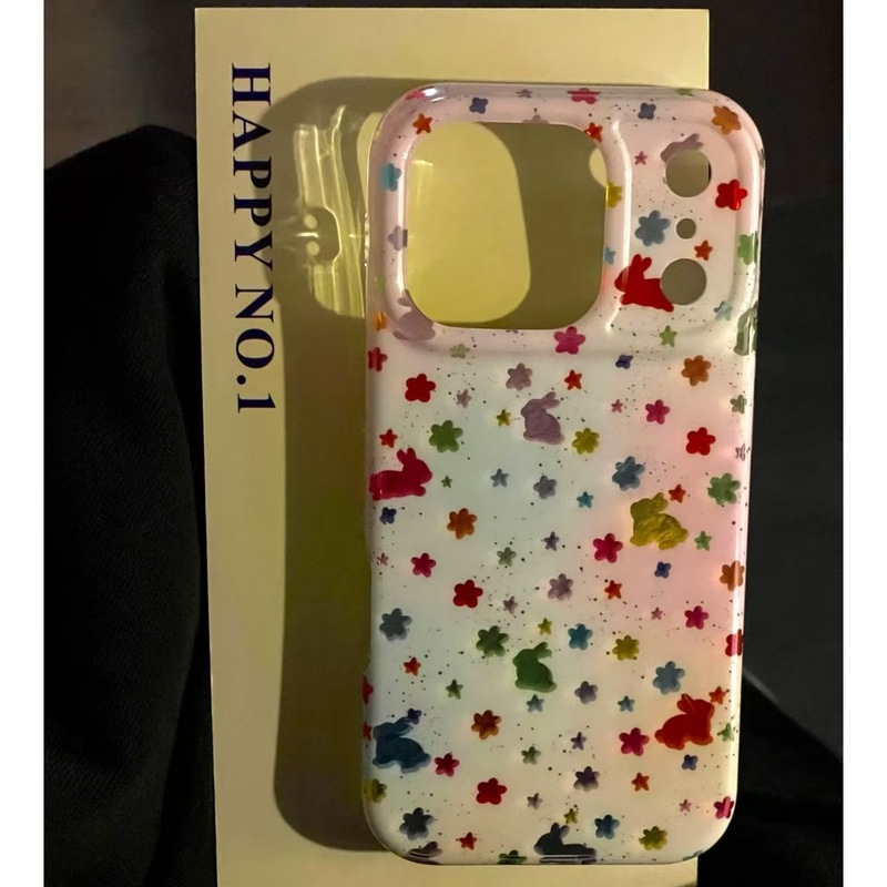 少女粉油画镂空星星爱心适用iPhone17promax苹果16手机壳15新款14|undefined