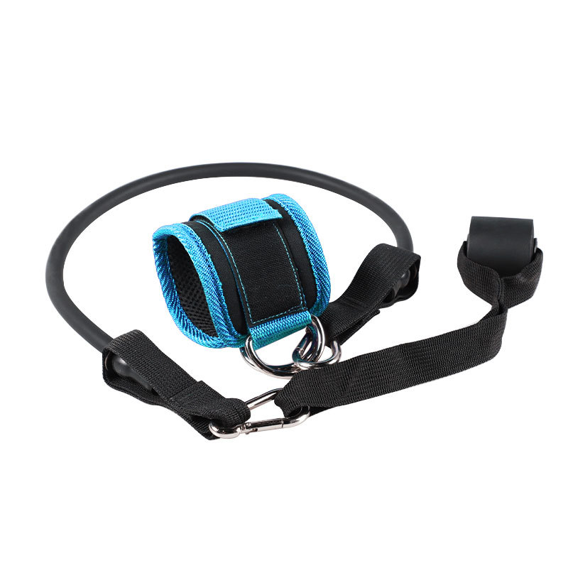 Doble D hebilla tobillo músculo fitness pórtico tobillo hebilla de la puerta hebilla tubo de látex tirón duro cinturón de refuerzo tobillo equipo de protección