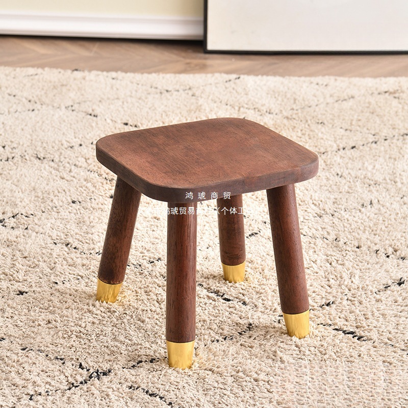 Dining Table, Home Dining Chair, Small Stool, Dining Table and Chairs, Living Room Seat, Low Stool, Solid Wood Sitting Stool, Stackable Bench