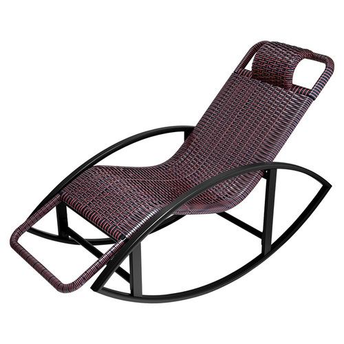 Rocking chair balcony home leisure chair rattan lazy chair adult rattan chair leisure chair elderly recliner sleeping chair single