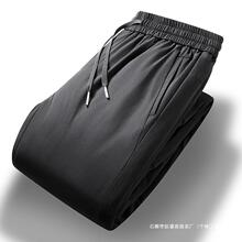 大牌同款东北棉裤子男士跨境潮牌百搭加厚保暖羽绒裤工装长裤轻薄