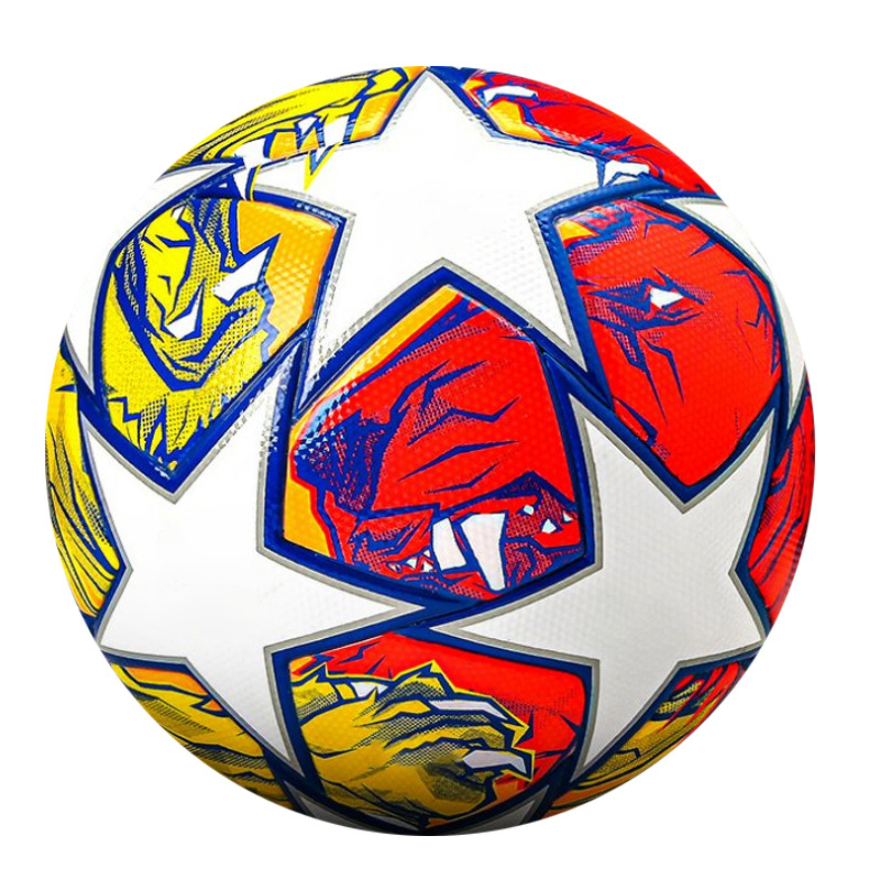 UEFA Champions League Football Hot Adhesion Football Premier League Parada sin fisuras PU4 No. 5 fábrica comercio exterior al por mayor