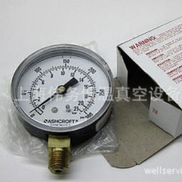 Ashcroft 2-1/2" Pressure Gauge, 300 psi 压力表