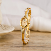 米娅复古简约小金豆女士小巧纤细表带手表格女士手链石英腕表外贸